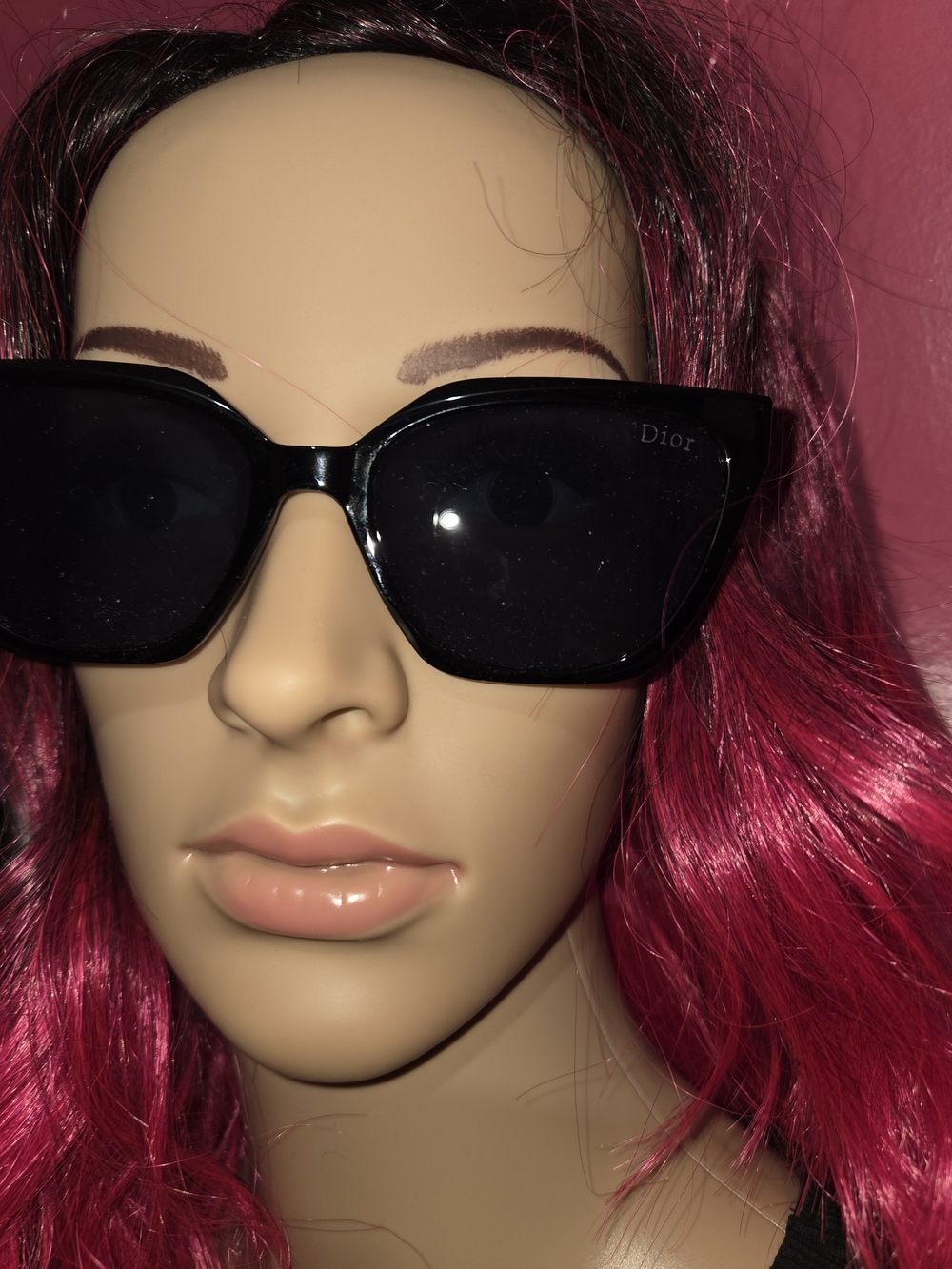 Black Cat-Eye Sunglasses - New In Box